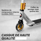 Apollo - Stunt Scooter - Star Pro - HighQuality eloxierter Profi Stunt Scooter - Blanc Or