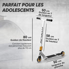 Apollo - Stunt Scooter - Star Pro - HighQuality eloxierter Profi Stunt Scooter - Blanc Or
