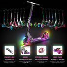 Apollo - Trottinette avec roues XXL Phantom pour adultes et enfants - 200mm - Starlight