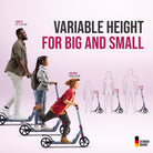 Apollo - Trottinette Apollo High End - Trottinette Tornado City avec frein et suspension - Gris Rose