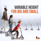 Apollo - Trottinette Apollo High End - Trottinette Tornado City avec frein et suspension - Noir Argent