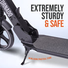 Apollo - Trottinette Apollo High End - Trottinette Tornado City avec frein et suspension - Noir Argent