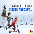 Apollo - Trottinette Apollo High End - Trottinette Tornado City avec frein et suspension - Gris Bleu