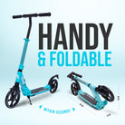 Apollo - Trottinette Apollo High End - Trottinette Tornado City avec frein et suspension - Menthe