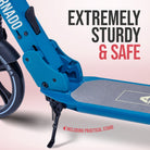 Apollo - Trottinette Apollo High End - Trottinette Tornado City avec frein et suspension - Turquoise