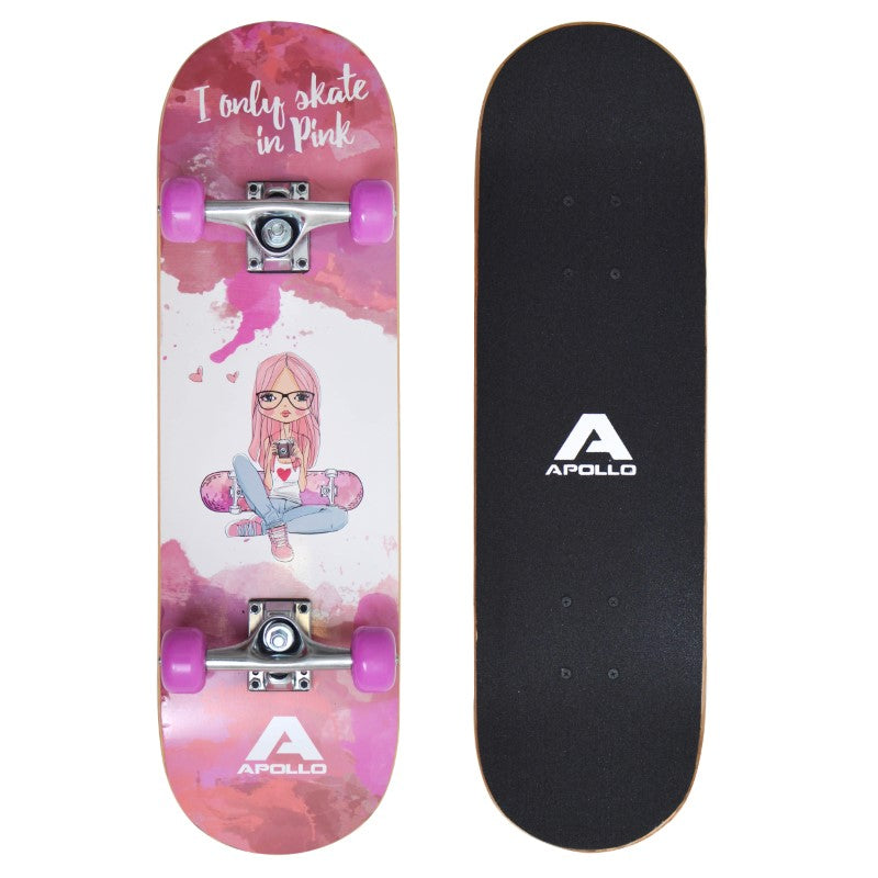 Apollo - Skateboard pour Enfants - Skaterprincess - 71 cm - Skaterprincess