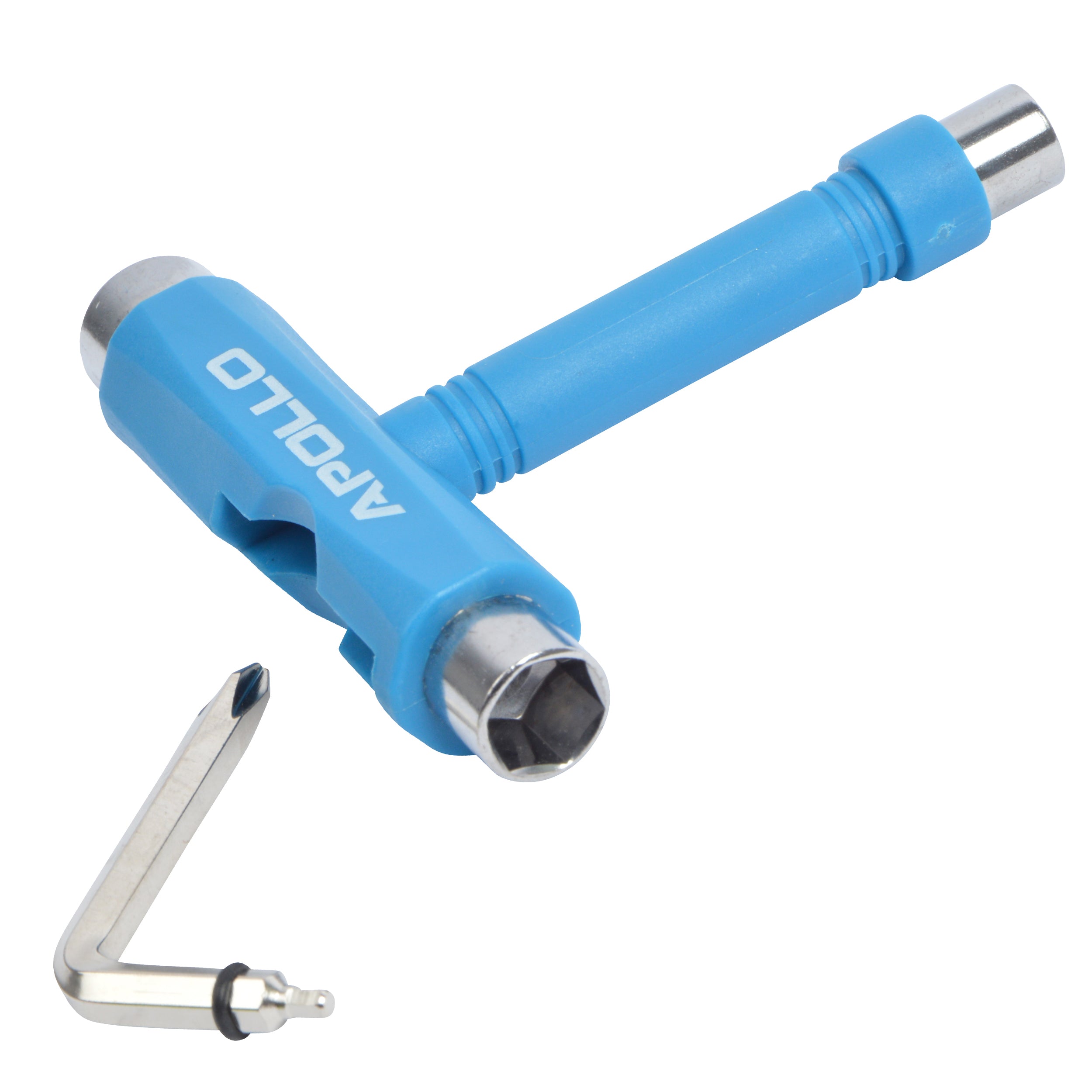 Apollo - Clé T Outil pour Skateboard, Scooter, Longboard - Bleu