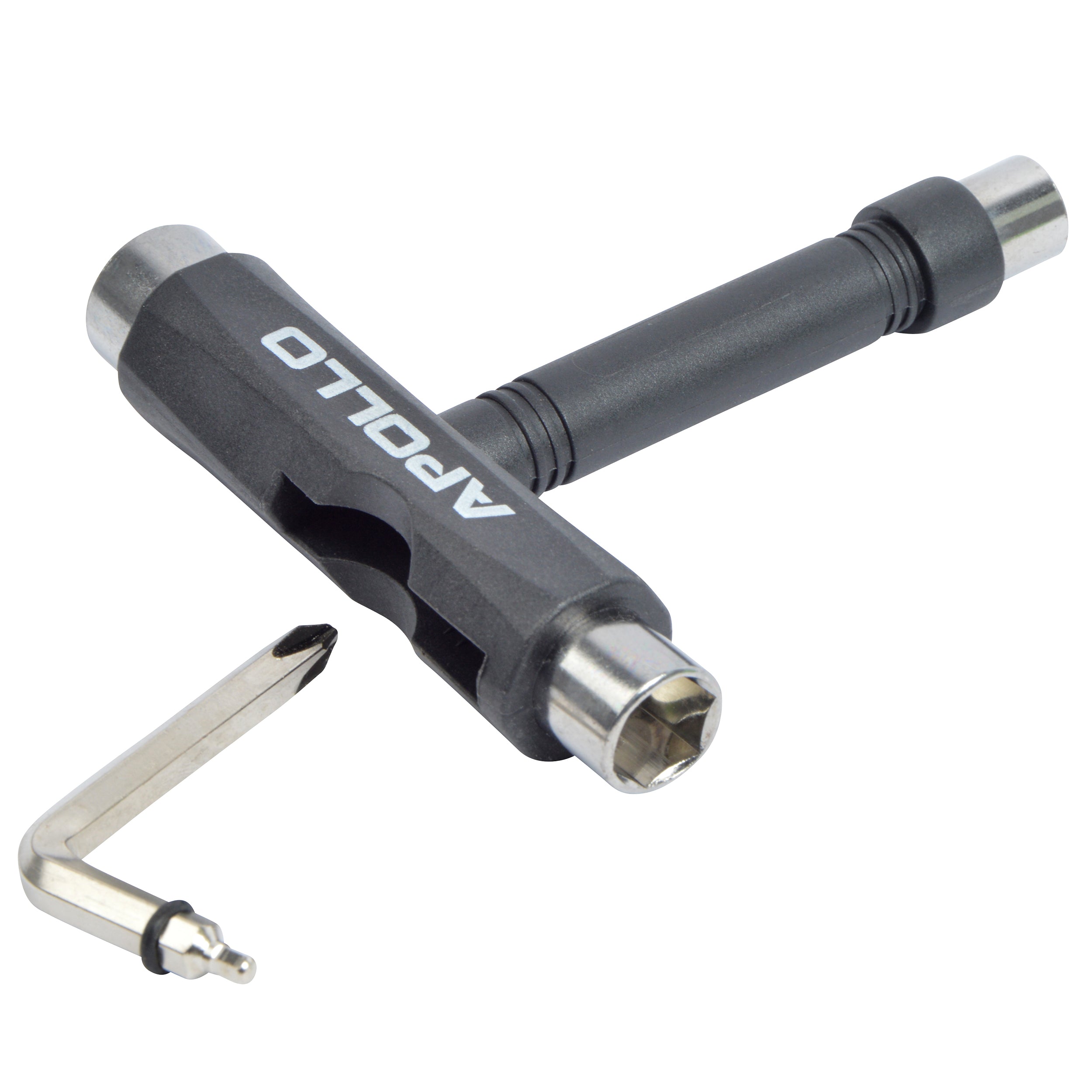Apollo - Clé T Outil pour Skateboard, Scooter, Longboard - Noir