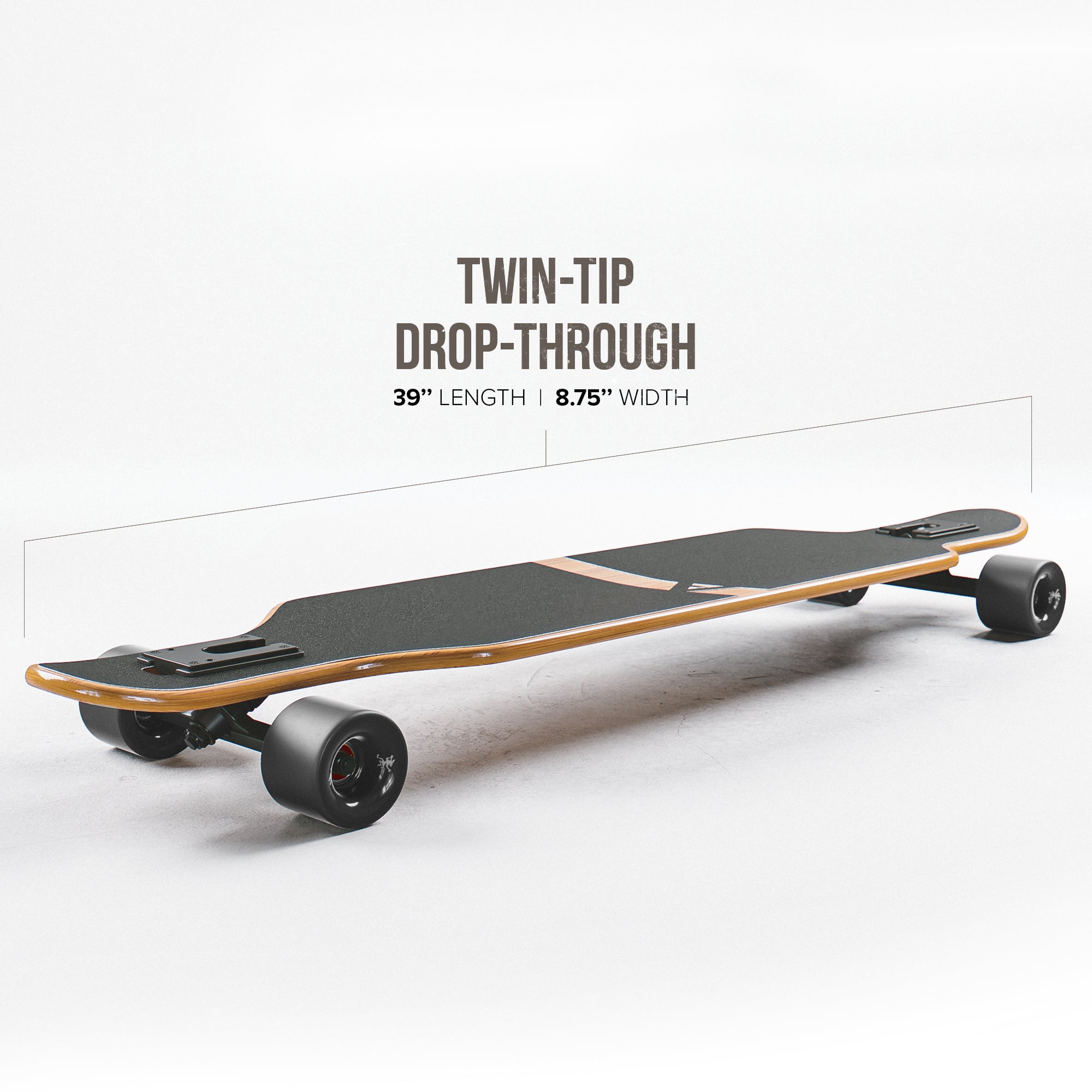 Apollo - Longboard en fibre de verre - Bali Slide Black - 39 - T-Tool inclus - Bali Slide Black