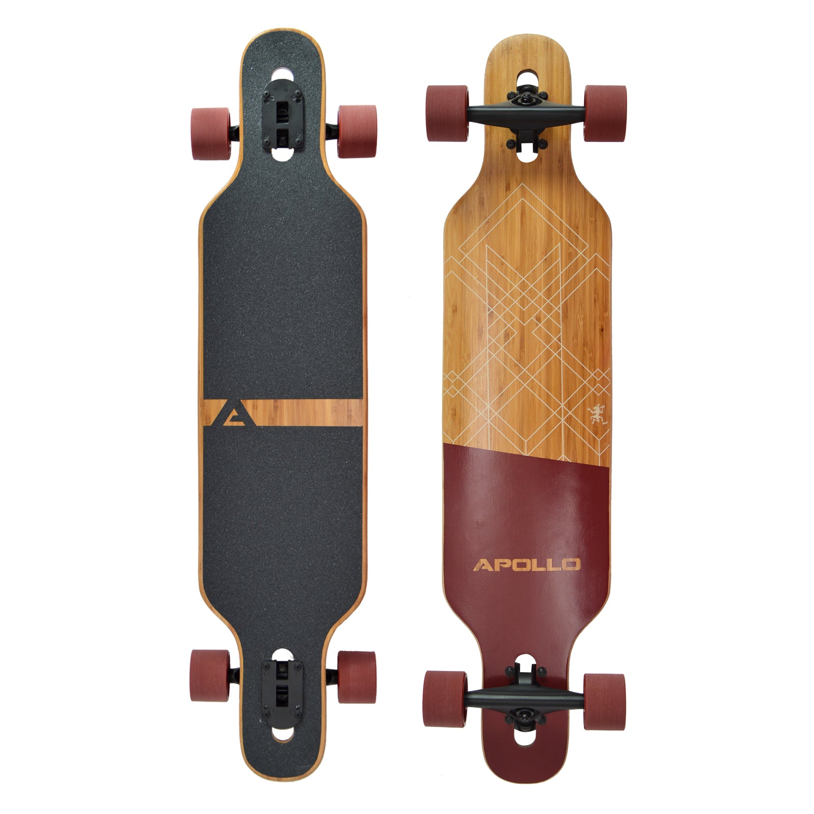 Apollo - Longboard - Bali Wood TwinTip DT - 39 - T-Tool inclus - Bali Wood