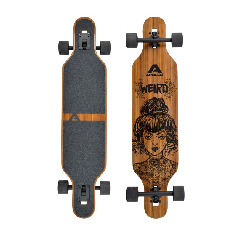 Apollo - Longboard en fibre de verre - Weird - 39 - T-Tool inclus - Weird