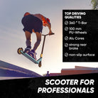Apollo - Stunt Scooter - Star Pro - HighQuality eloxierter Profi Stunt Scooter - Noir Menthe Or