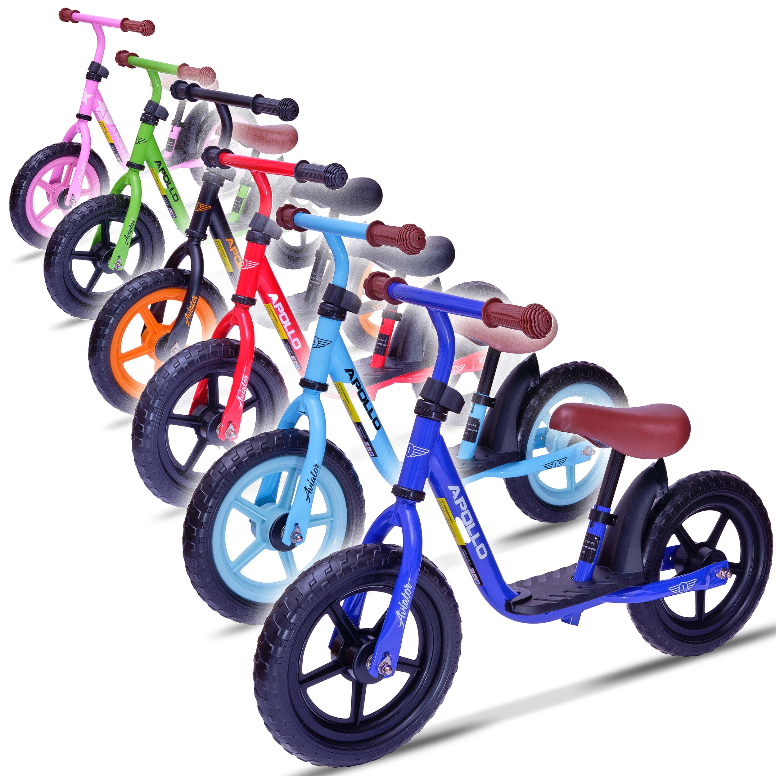 Apollo - Draisienne Evolutive Aviator Vélo Enfant 30 cm -