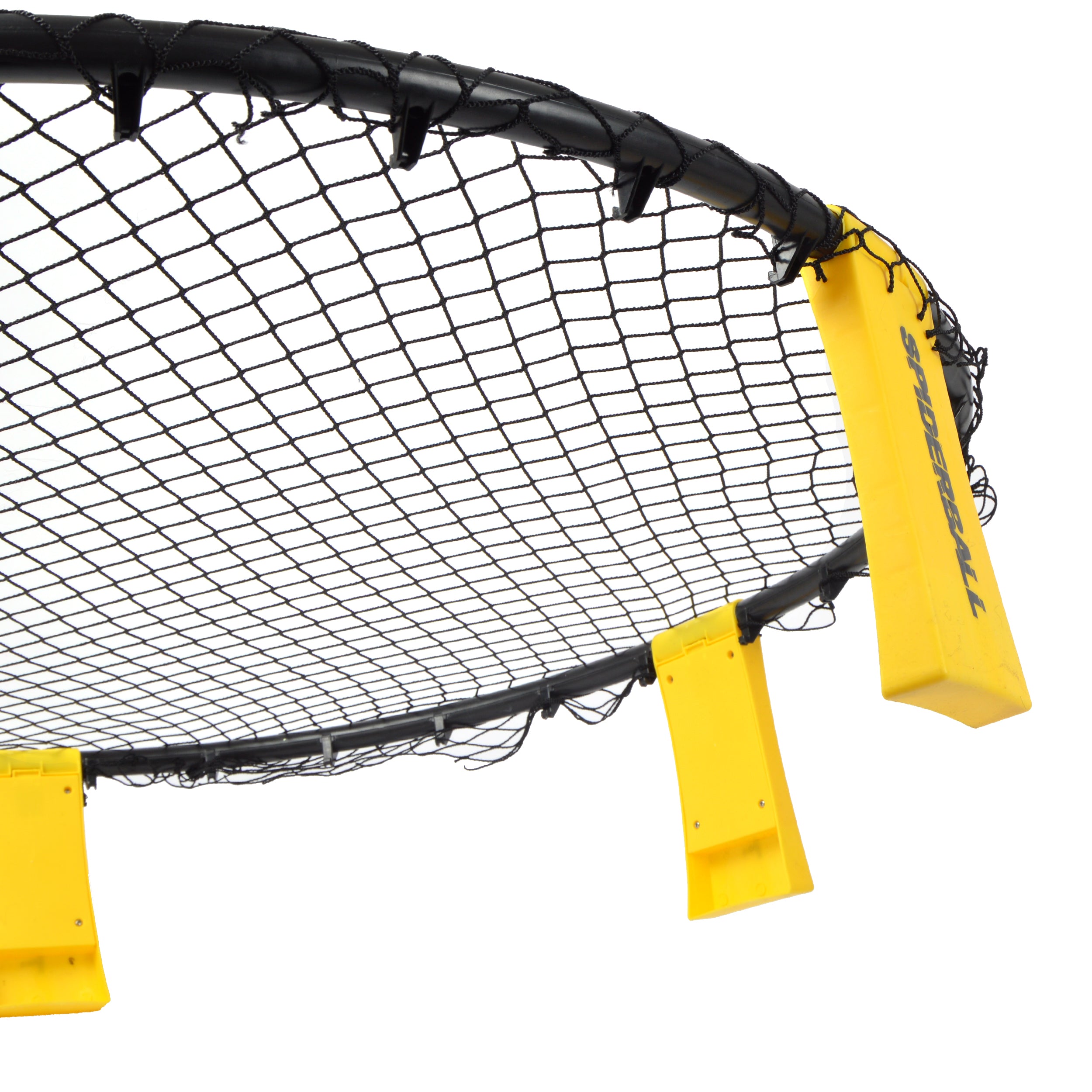 Ocean 5 - Kit de balles de la marque Spiderball - Jeu de balle avec filet - 3 balles et sac de rangement - Jaune