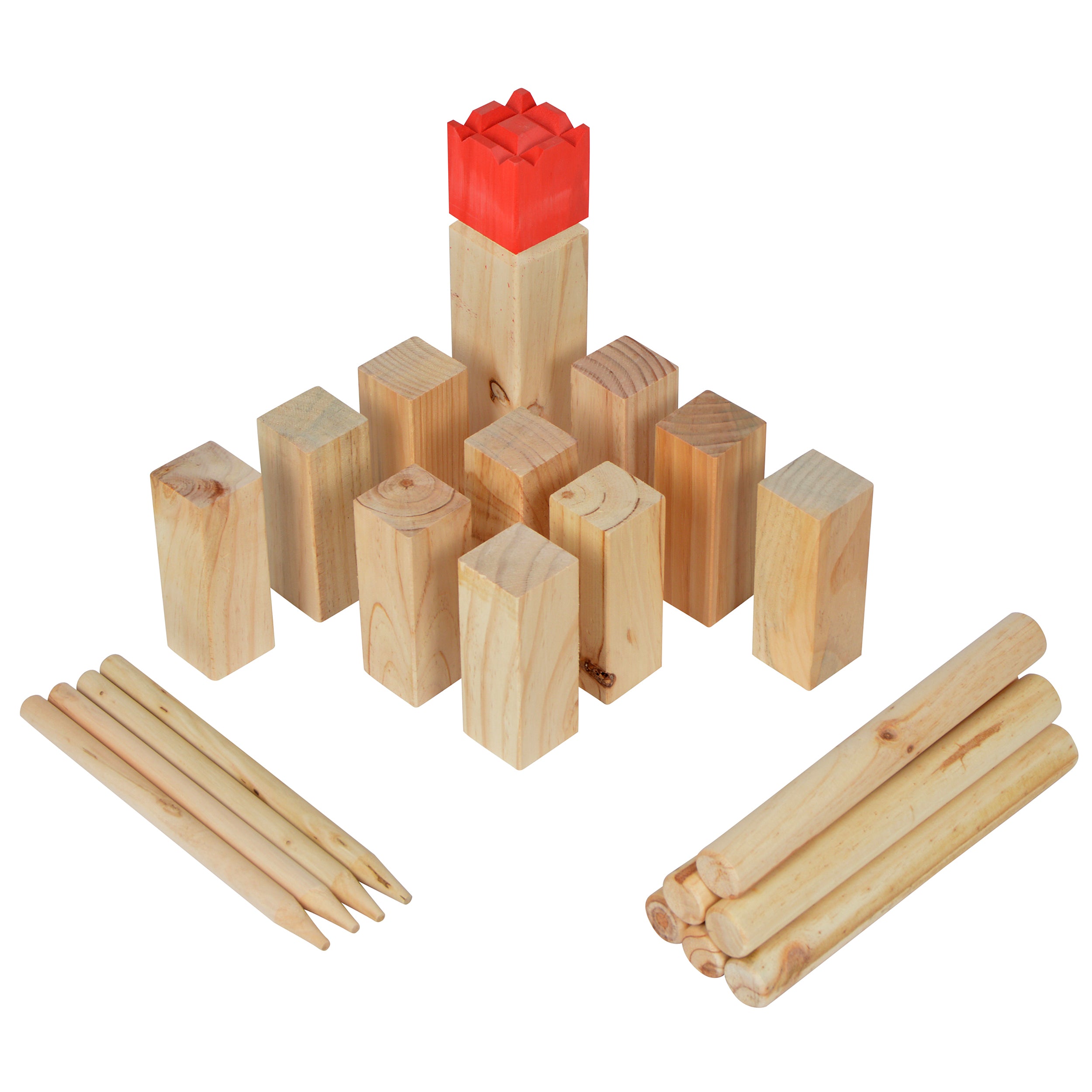 Ocean5 - Kubb - Original Jeu de Société Viking - Jeu en Bois Premium Ocean5 - Kubb - Deluxe - 30 x 7 cm (H B)