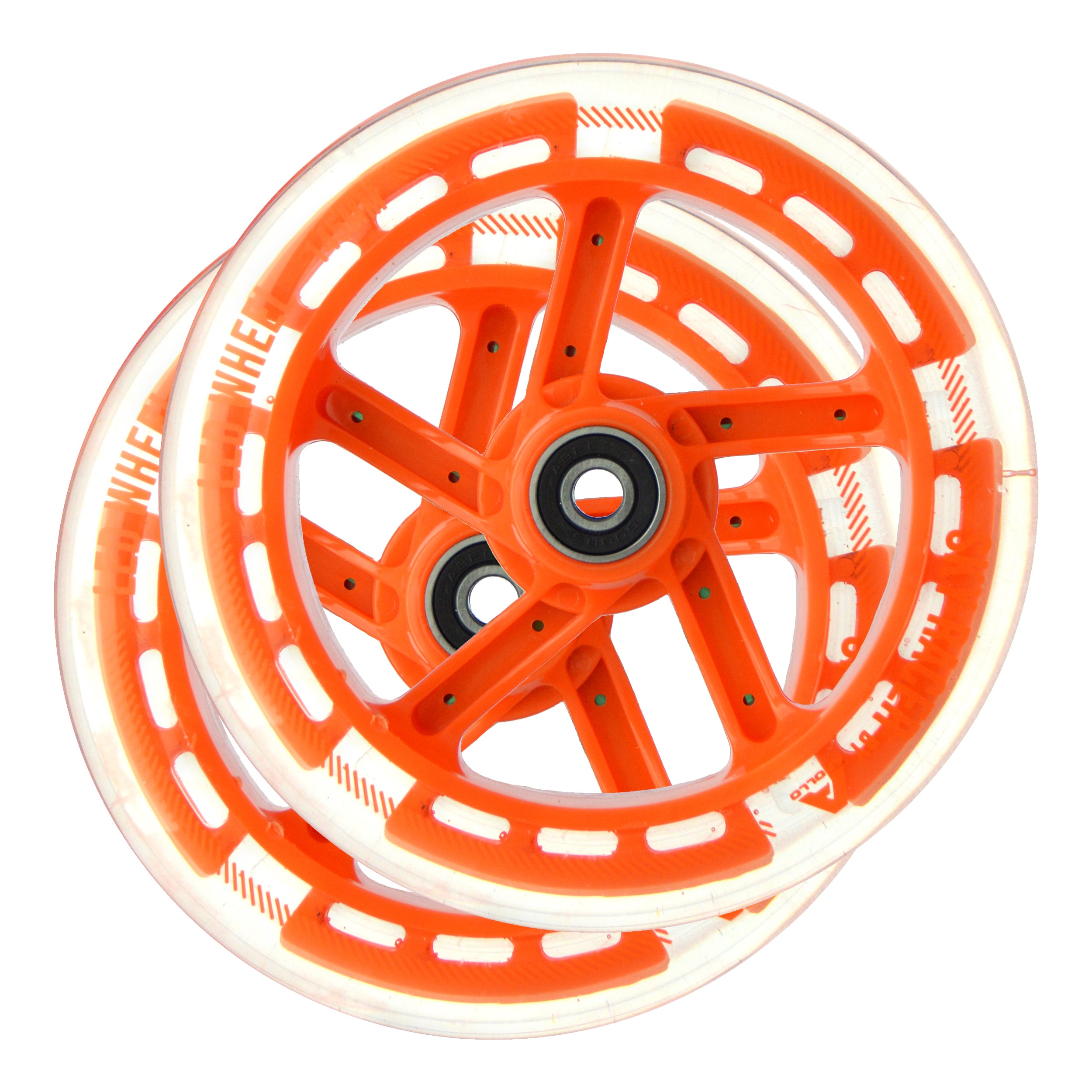 Apollo - Ensemble de roues de rechange pour Skyracer - Ensemble de roues de 145 mm - par Apollo - Orange