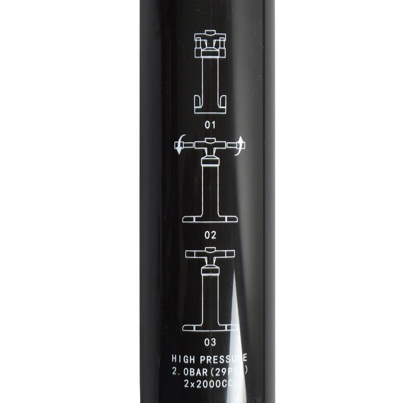 Apollo - Gonfleur paddle à double action - Pompe à air pour paddle gonflable -