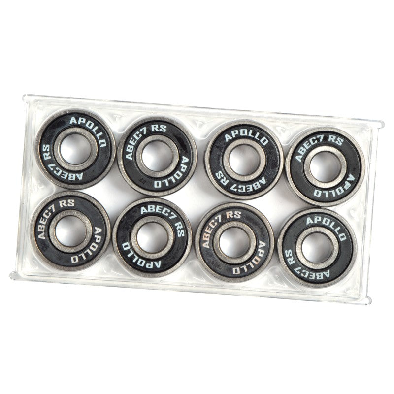 Apollo - Apollo Speedballs 8x noir - Jeu de roulements à Billes, paliers 2,1x0,7cm ABEC 7 -