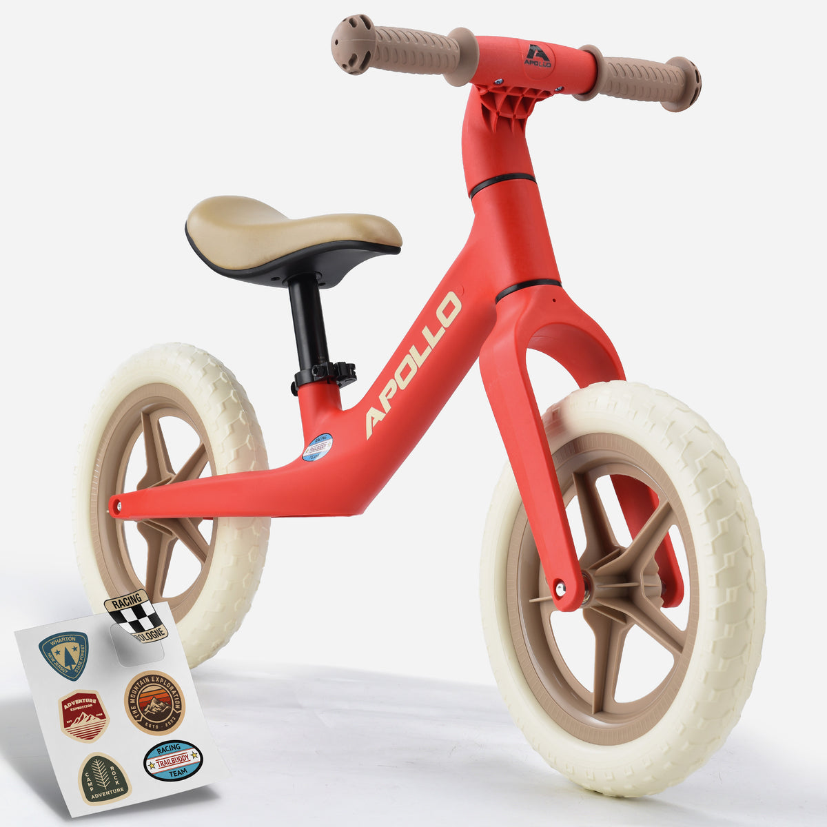 Apollo Funsport France - Draisienne Trailbuddy dès 2 ans – Draisienne enfant 12 pouces - Rouge