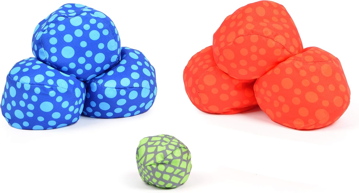 Apollo Funsport France - Ocean 5 Extreme Boule – Set de boules souples - Dots - Couleur : rouge bleu
