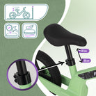 Apollo Funsport France - Draisienne LED Trailbuddy pour enfants dès 2 ans – Draisienne 12 pouces avec éclairage - Vert
