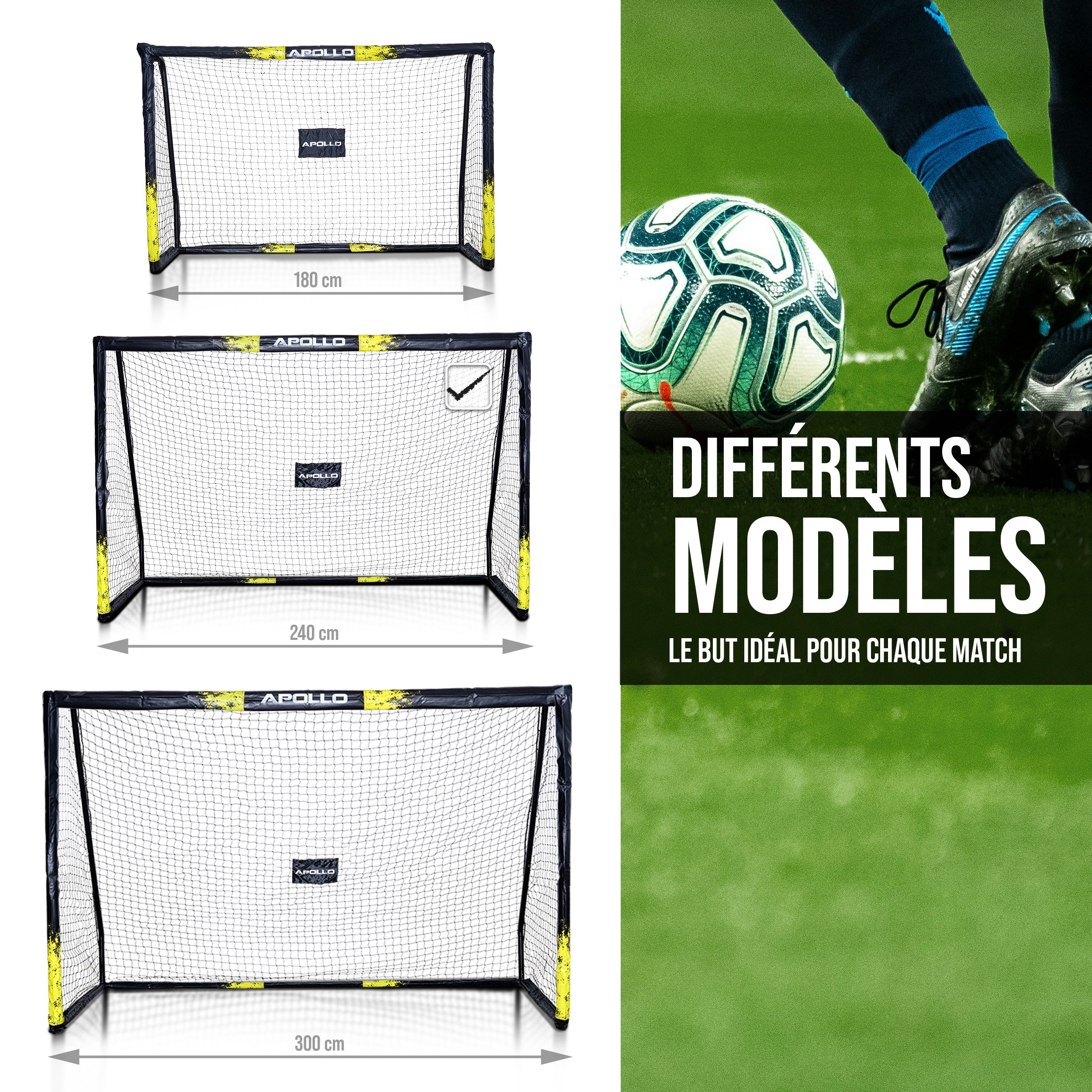 Apollo - But de football Apollo – Goal Master - 180 cm
