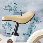 Apollo Funsport France - Draisienne Trailbuddy dès 2 ans – Draisienne enfant 12 pouces - Blanc