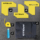 Apollo Funsport France - Apollo Court Marker Set - Kit de marquage de sol tout-en-un pour la précision et la polyvalence -