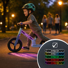 Apollo Funsport France - Draisienne LED Trailbuddy pour enfants dès 2 ans – Draisienne 12 pouces avec éclairage - Bleu