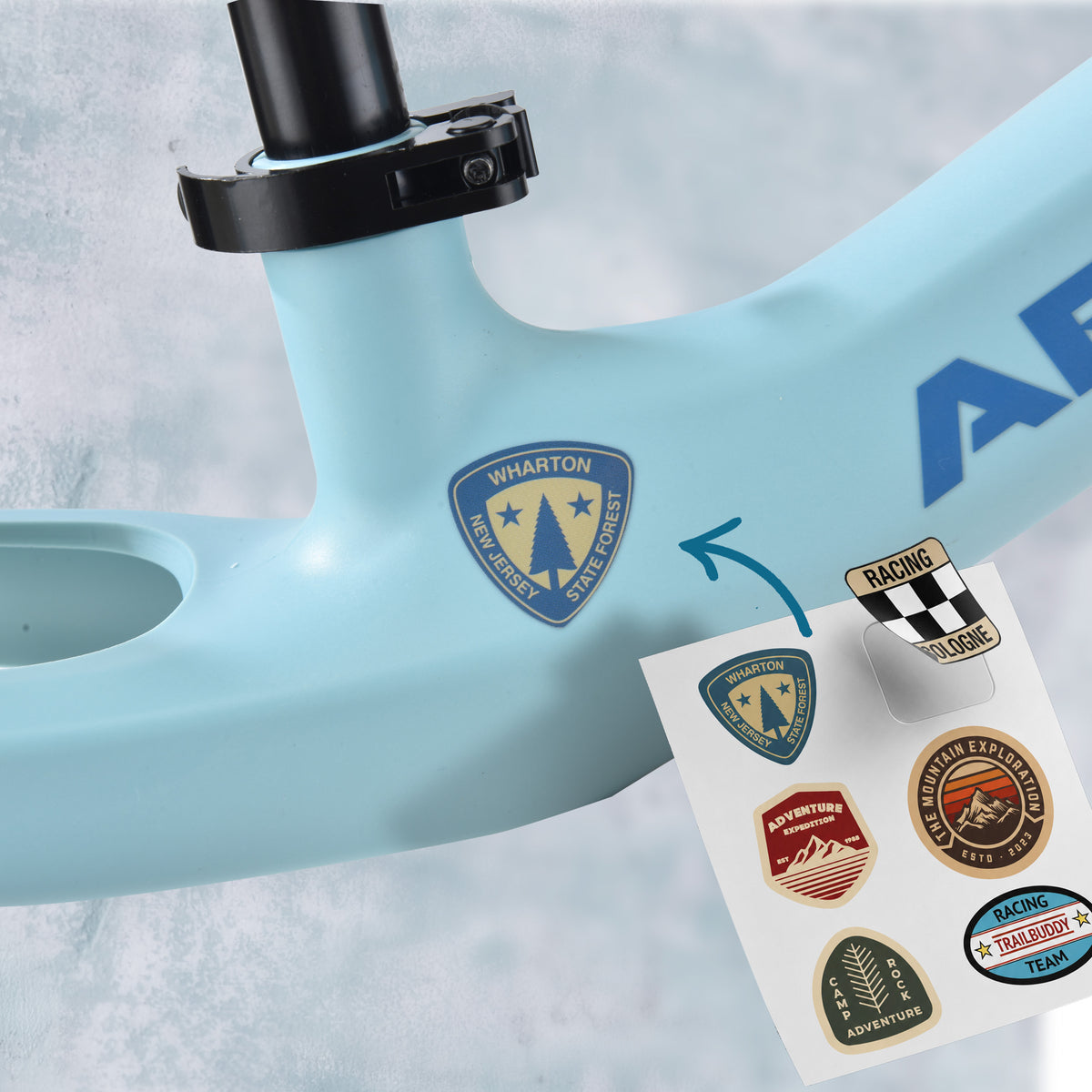 Apollo Funsport France - Draisienne Trailbuddy dès 2 ans – Draisienne enfant 12 pouces - Bleu