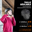 Apollo - Casque réglable pour skate et vélo - Black