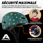 Apollo - Casque réglable pour skate et vélo - Violett (Uni)