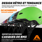 Apollo - Casque réglable pour skate et vélo - Violett (Uni)