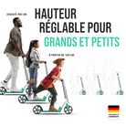 Apollo - Klappbarer City Roller für Kinder "Phantom" höhenverstellbarer Tretroller - Meteor