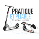 Apollo - Klappbarer City Roller für Kinder "Phantom" höhenverstellbarer Tretroller - Flamingo