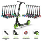 Apollo - Klappbarer City Roller für Kinder "Phantom" höhenverstellbarer Tretroller - Grün