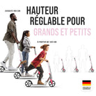 Apollo - Klappbarer City Roller für Kinder "Phantom" höhenverstellbarer Tretroller - Pink