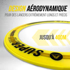Apollo - Anneau de lancer Apollo Superfly - Disque Volant Professionnel Aérodynamique - Jaune