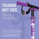 Apollo - Antivol de vélo avec chiffres pour enfants, 10x650 mm, antivol de scooter, cadenas à combinaison - Noir