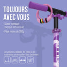 Apollo - Antivol de vélo avec chiffres pour enfants, 10x650 mm, antivol de scooter, cadenas à combinaison - Rose