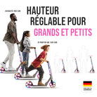 Apollo - Klappbarer City Roller für Kinder "Phantom" höhenverstellbarer Tretroller - Starlight