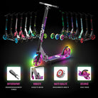 Apollo - Klappbarer City Roller für Kinder "Phantom" höhenverstellbarer Tretroller - Starlight