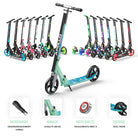 Apollo - Klappbarer City Roller für Kinder "Phantom" höhenverstellbarer Tretroller - Watercolor