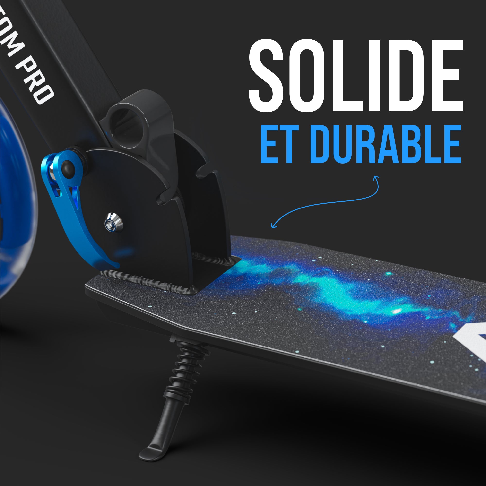 Apollo - Klappbarer City Roller für Kinder "Phantom" höhenverstellbarer Tretroller - Universe