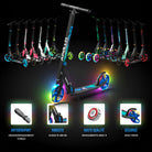 Apollo - Klappbarer City Roller für Kinder "Phantom" höhenverstellbarer Tretroller - Universe