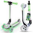 Apollo Funsport France - Trottinette enfant Apollo Whizzie LED, trottinette pliable à trois roues réglable en hauteur pour les enfants à partir de 3 ans - Chat