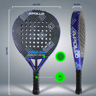Apollo Funsport France - Raquette de padel Apollo 3K Smash - Silver Blue