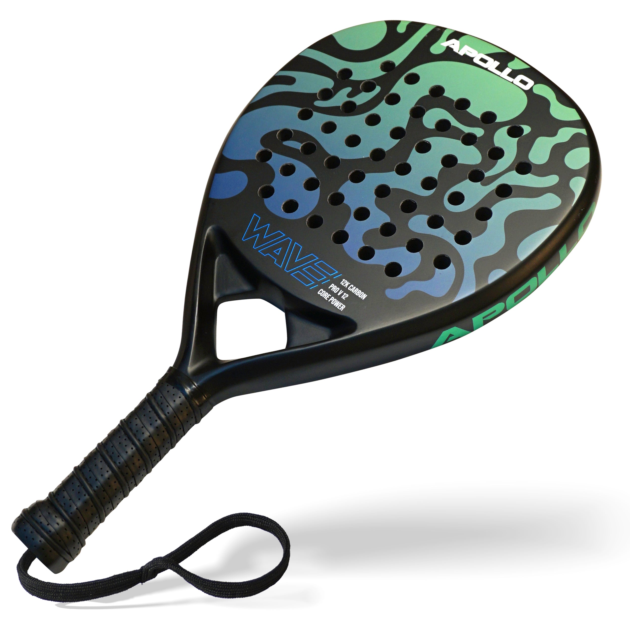 Apollo Funsport France - Raquette de padel Apollo 12K Wave - Mint Blue