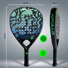 Apollo Funsport France - Raquette de padel Apollo 12K Wave - Mint Blue