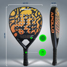 Apollo Funsport France - Raquette de padel Apollo 12K Wave - Orange Yellow